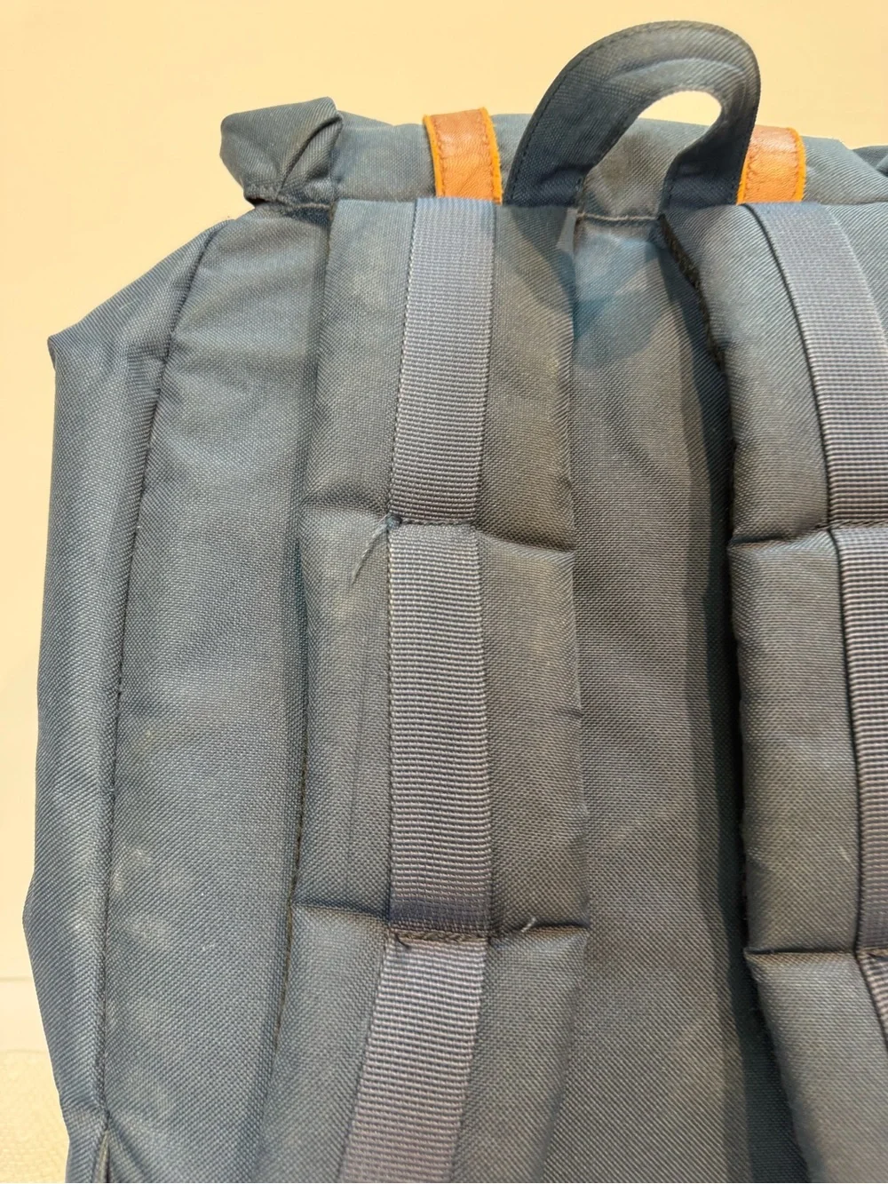 Herschel Supply Co. Little America Laptop Backpack Navy/Tan Canvas